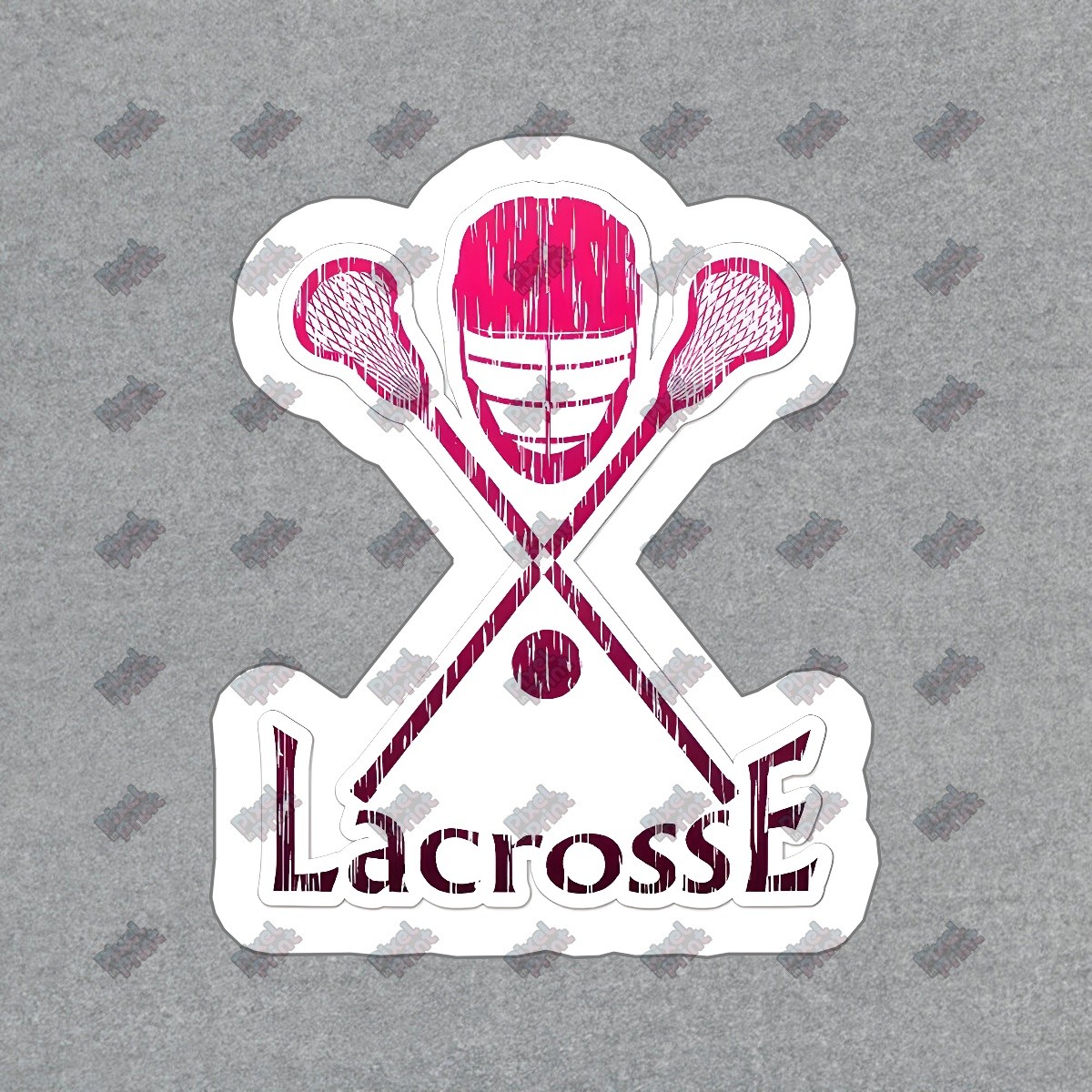 Lacrosse Vinyl Sticker Decal Sporty Decor for Athletes & Fans Perfect #301430