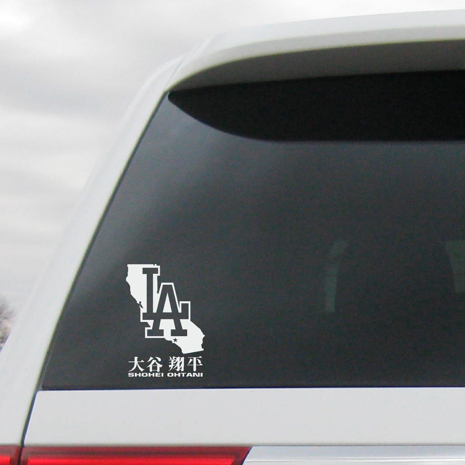 LA Dodgers LOS ANGELES CALIFORNIA SHOHEI OHTANI VINYL STICKER DECAL MLB
