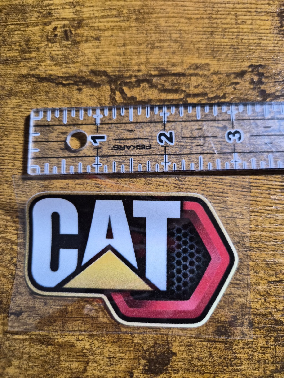 CATERPILLAR HEX DECAL 3 in. UV DTF Decal Sticker waterproof USA NOT VINYL
