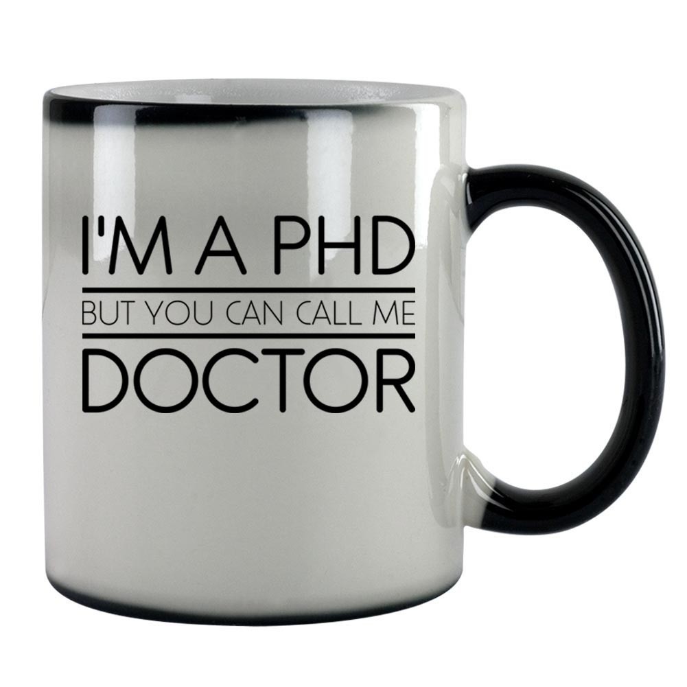 Funny Doctor Vinyl PHD Graduate Decal Die Cut Call Me Doctor Sticker Window Mug