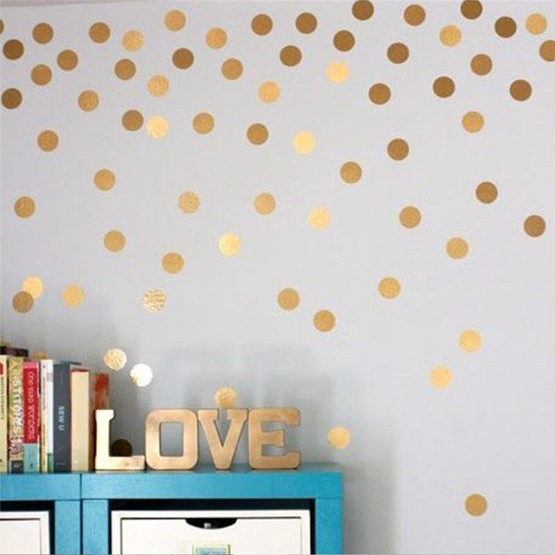 Stickers Decal Dot Wall Decor Spots Child Kids Polka Circle – 3 Colors Vinyl Art