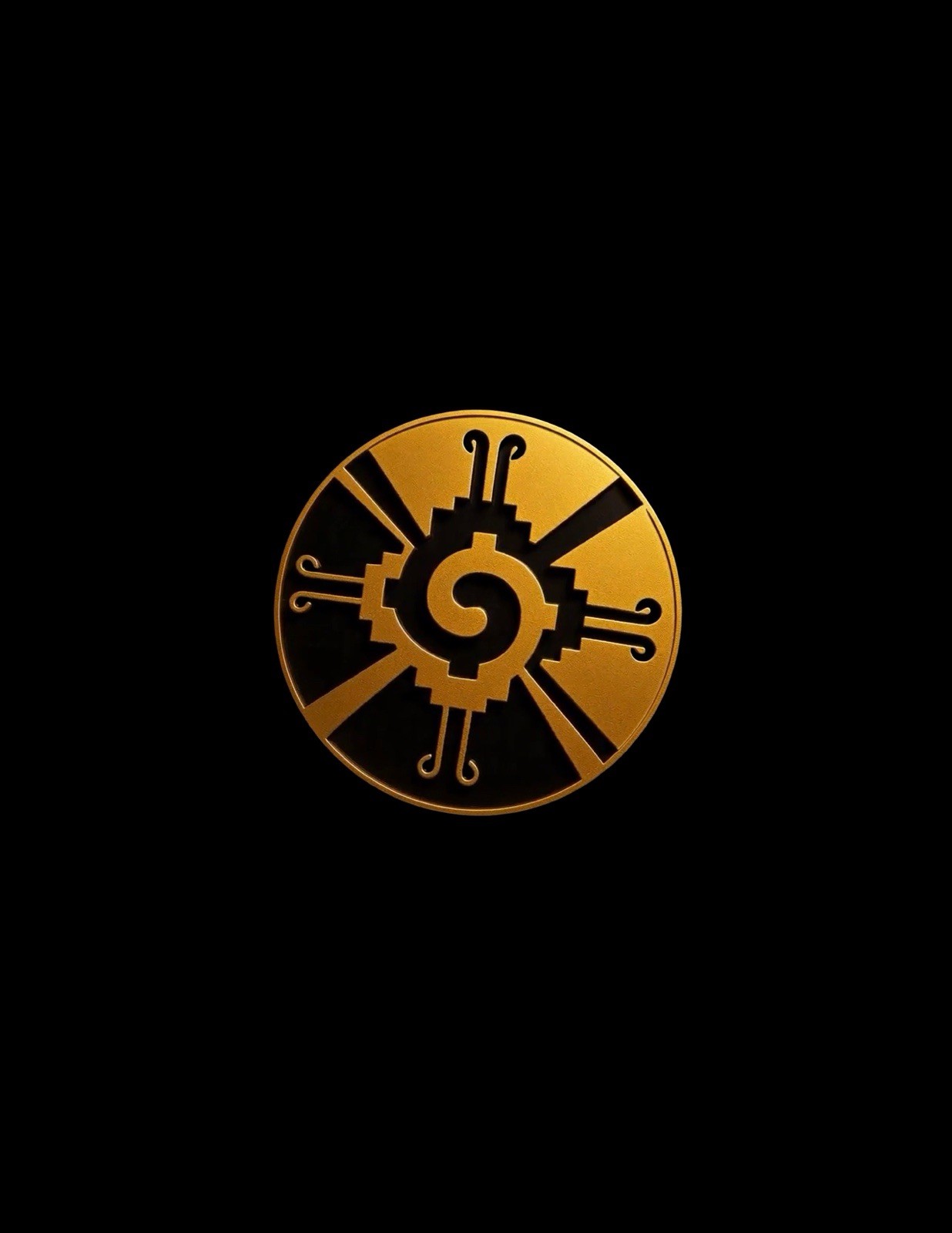 Hunab Ku Sticker, Decal Permanent Vinyl, Mexico, Mayan, Guitar , Desk, laptop