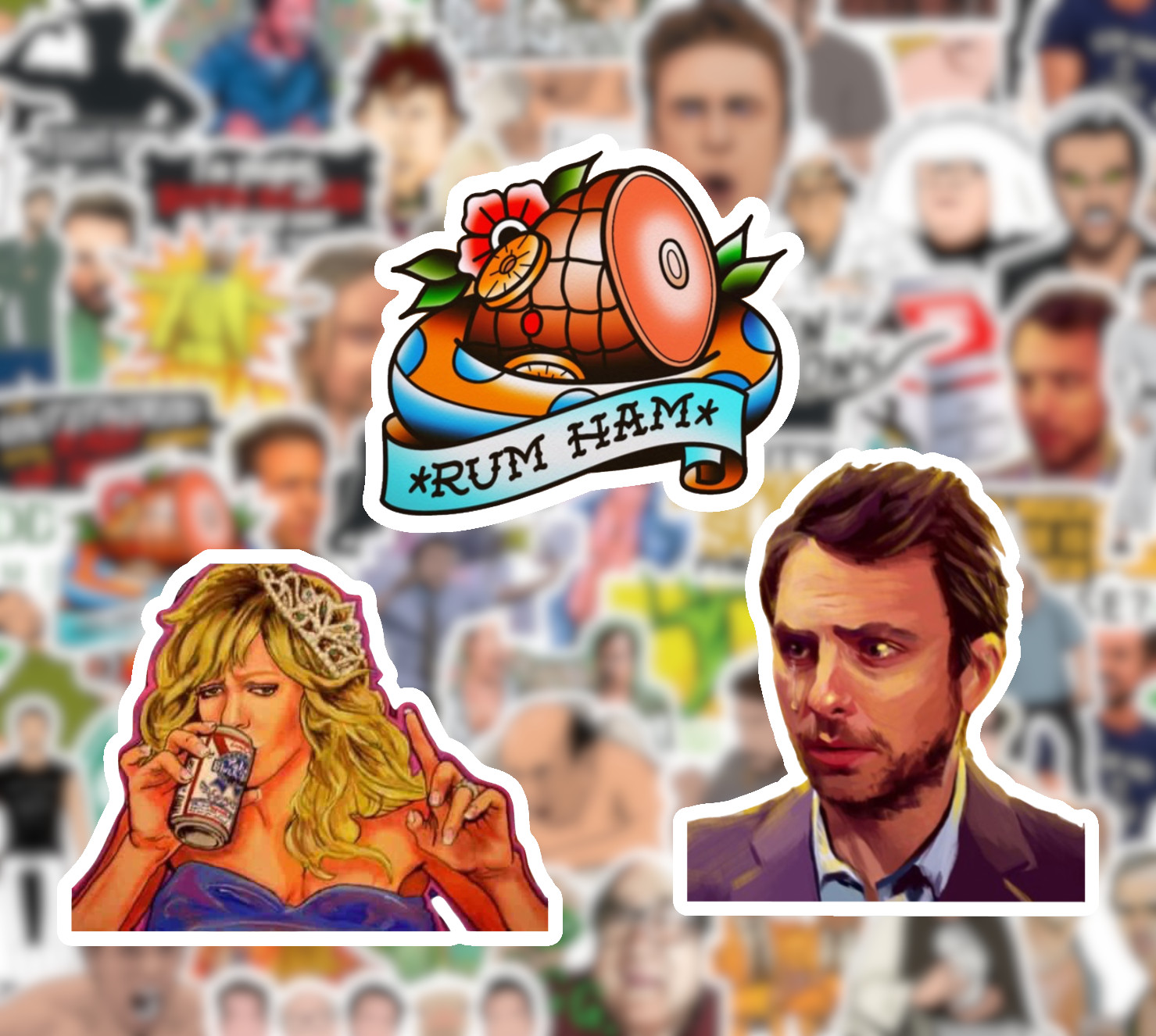 25/50 Always Sunny in Philadelphia Sticker Pack – Waterproof Vinyl – Dennis Dee