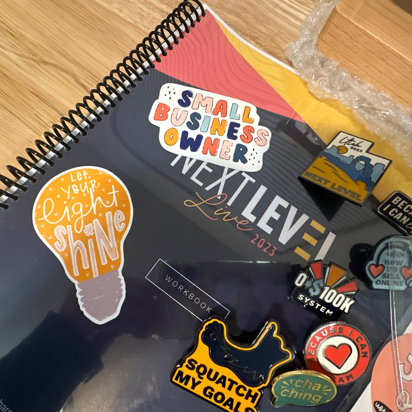 Stickers, Tracker, Pins, Next Level, Alison J Prince Because I Can Life$200Value