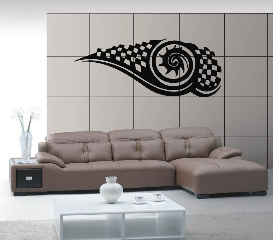 Checked Mark Symbol Emblem Urban Art Mural Wall Art Decor Vinyl Sticker z332