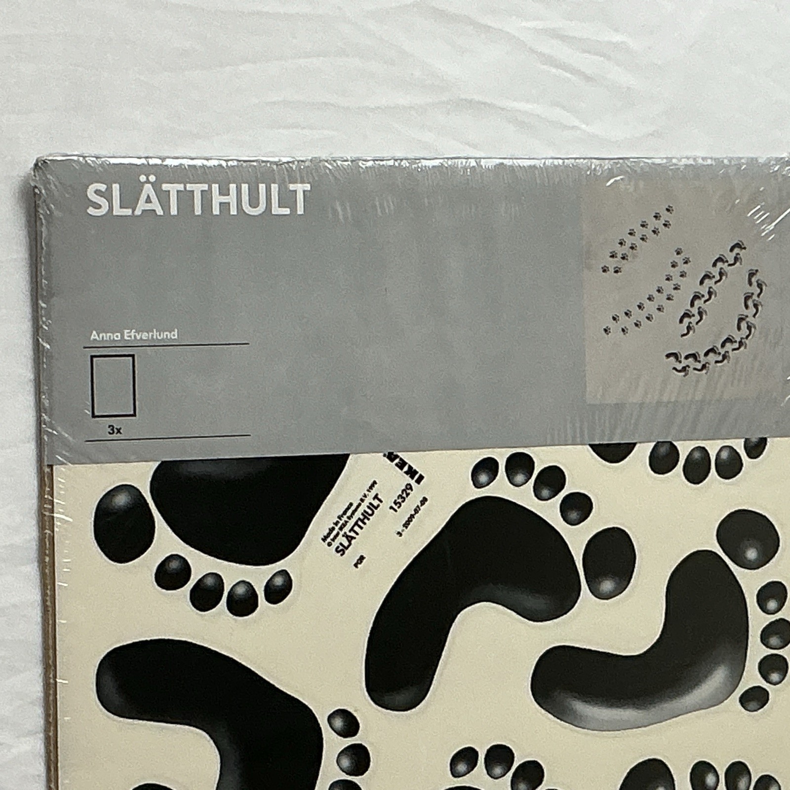 IKEA SLATTHULT Baby Footprint Wall Stickers Feet & Paw Prints 15329 NEW