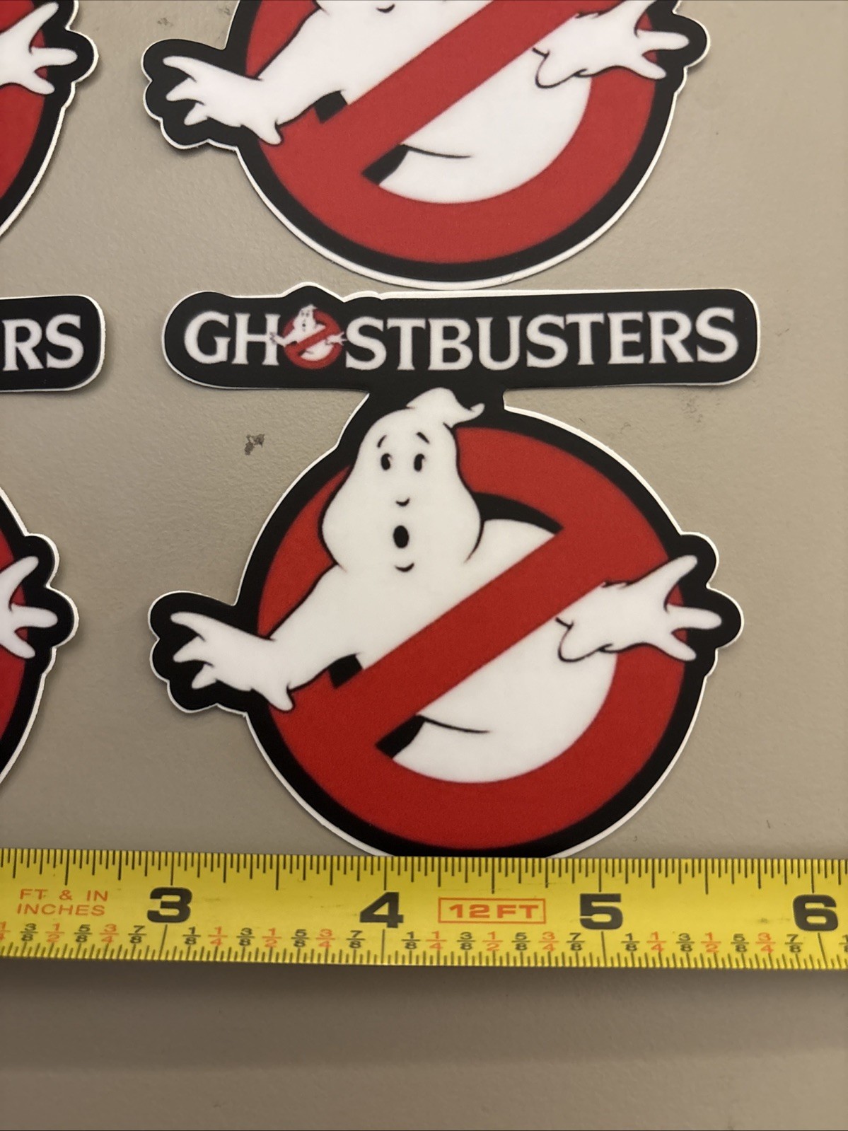 6 Pc GHOSTBUSTERS (Sticker Decal Lot Are Dishwasher Safe) Mugs Laptops Car