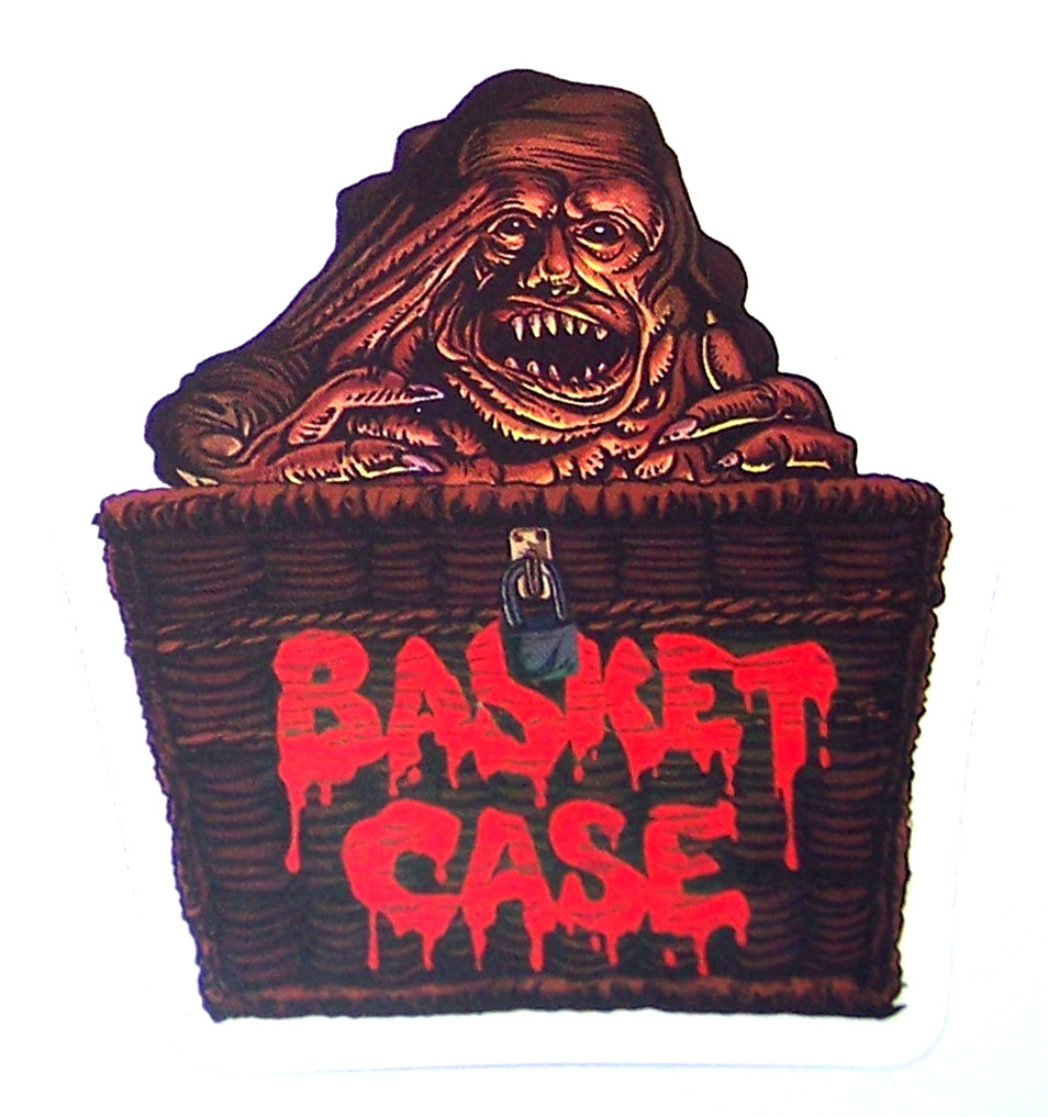 BASKET CASE Cut Sticker Decal Monster Movie Horror Classic Film Belial Bradley