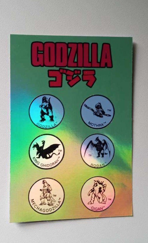 Classic Godzilla Logo 6 Sticker Two Pack