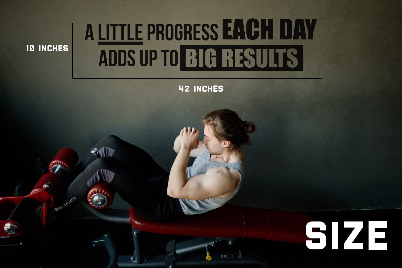 A Little Progress Each Day Motivational Quotes Wall Decals Vinyl Sticker Decor