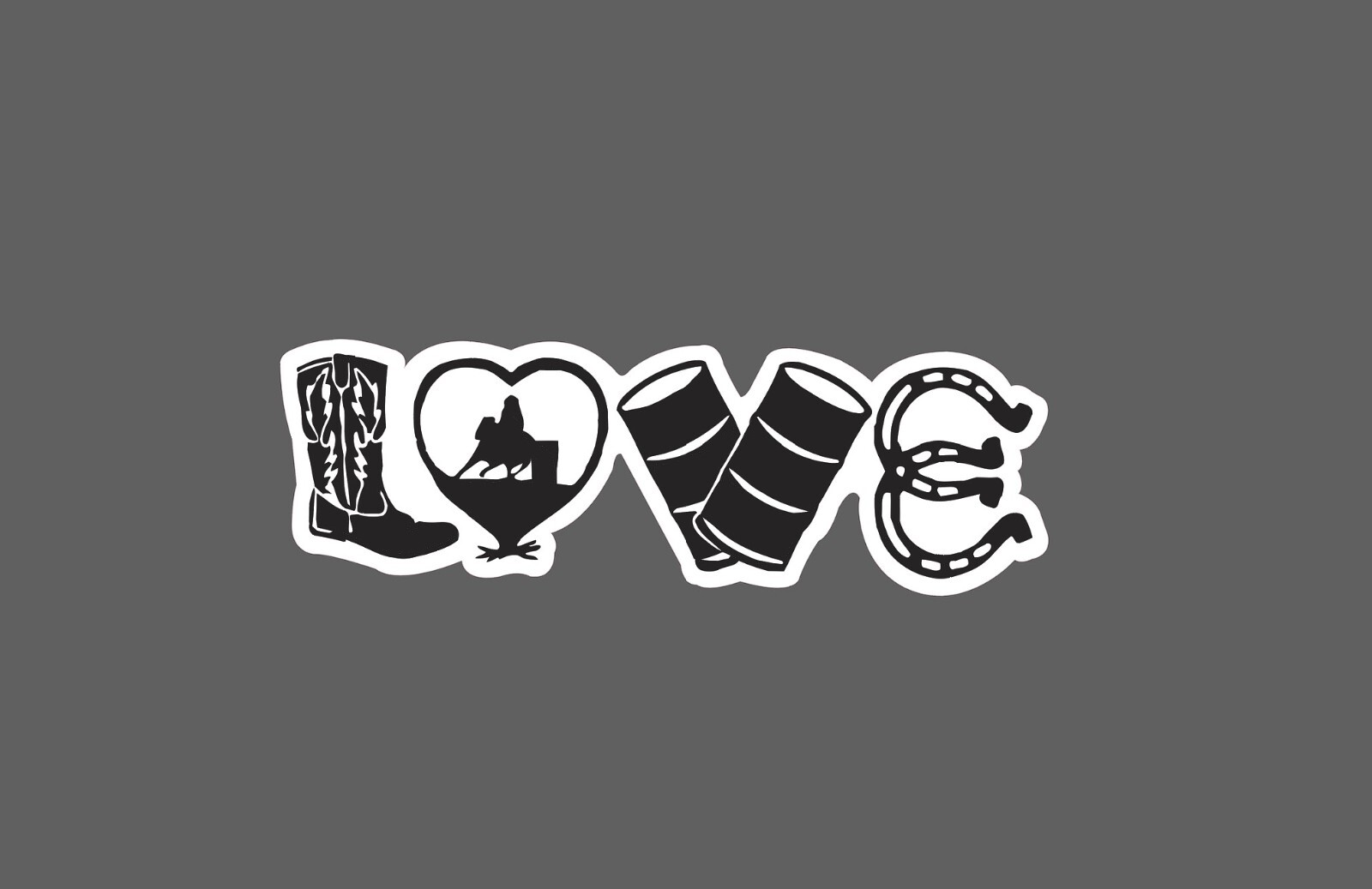Love Sticker Country Barrell Waterproof NEW – Buy Any 4 For $1.75 EACH Storewide