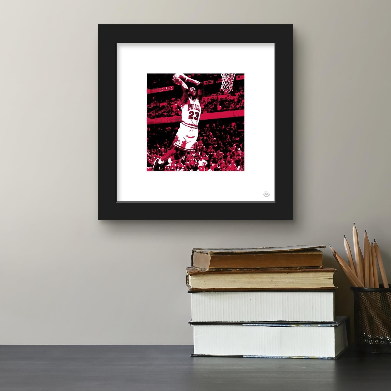 Trends International Gallery Pops Michael Jordan – Two-Handed Dunk Wall Art W…