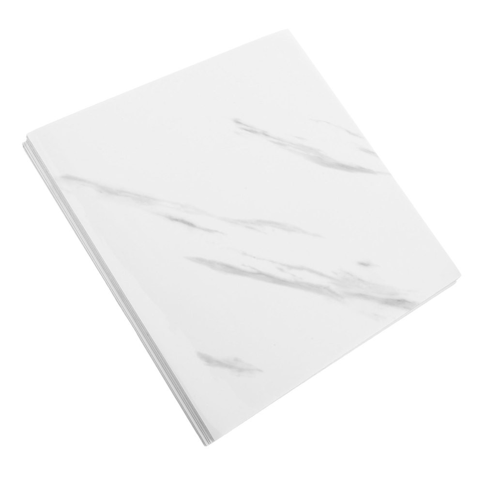 20 Pcs Self Adhesive Peel And Stick Simulated Marble Tiles For Kitchen Walls