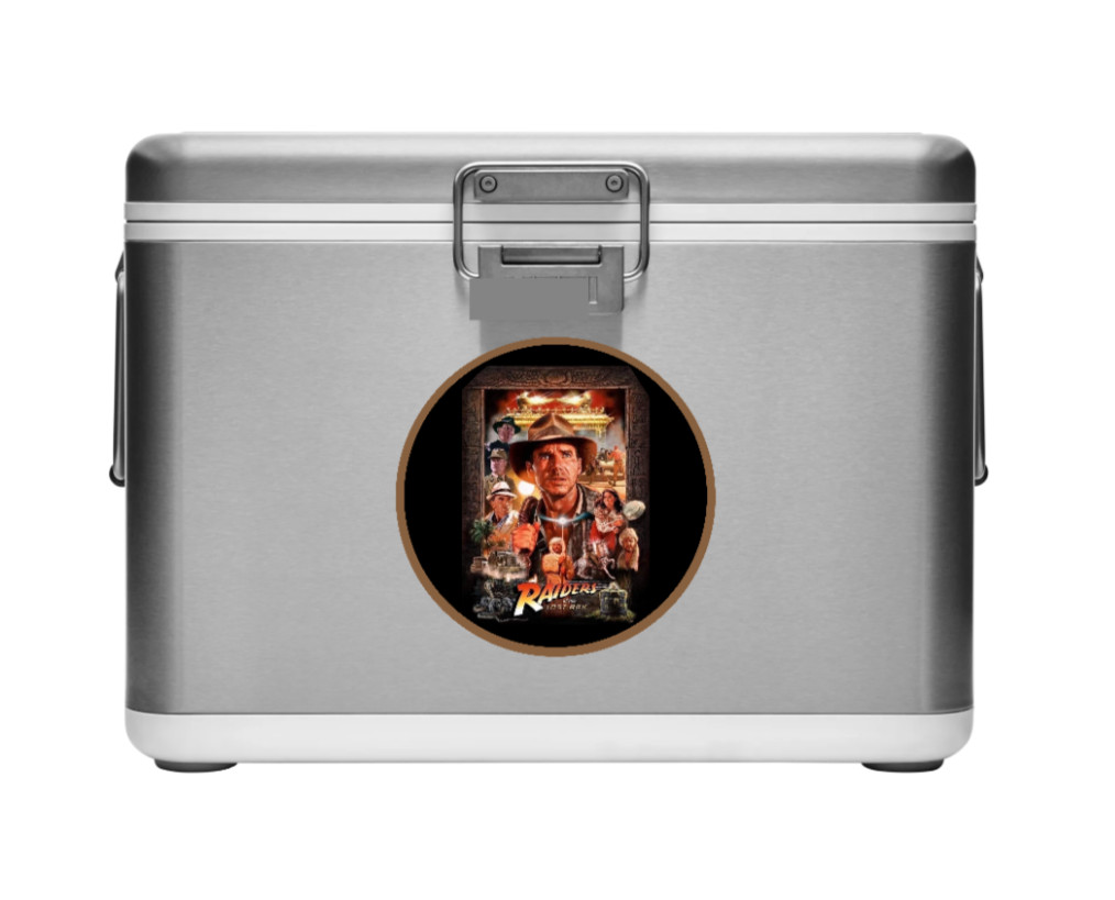 Movie – Indiana Jones – 4" Handmade Vinyl Decal Vehicle Laptop Cooler Cup 26-2