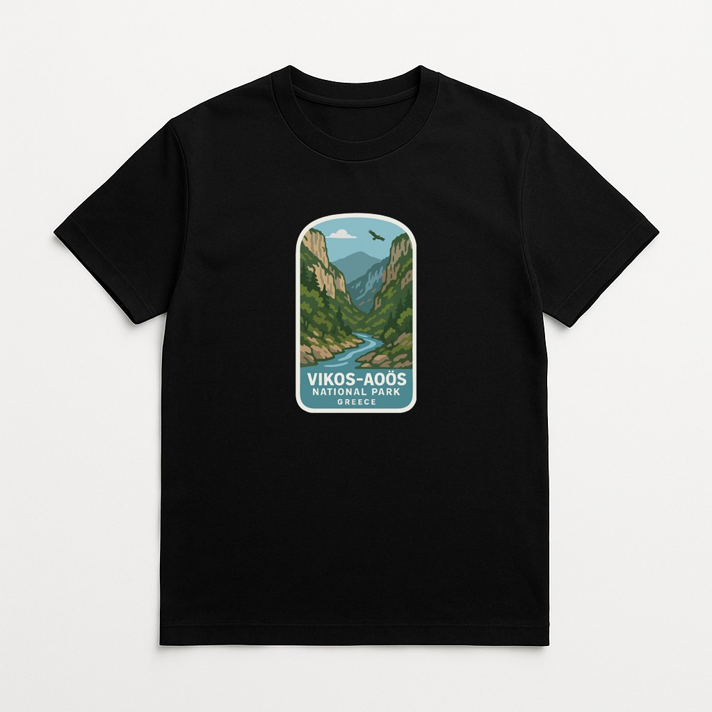 Vikos–Aoös Greece Iron On Heat Transfer Vinyl HTV Die-Cut World National Parks