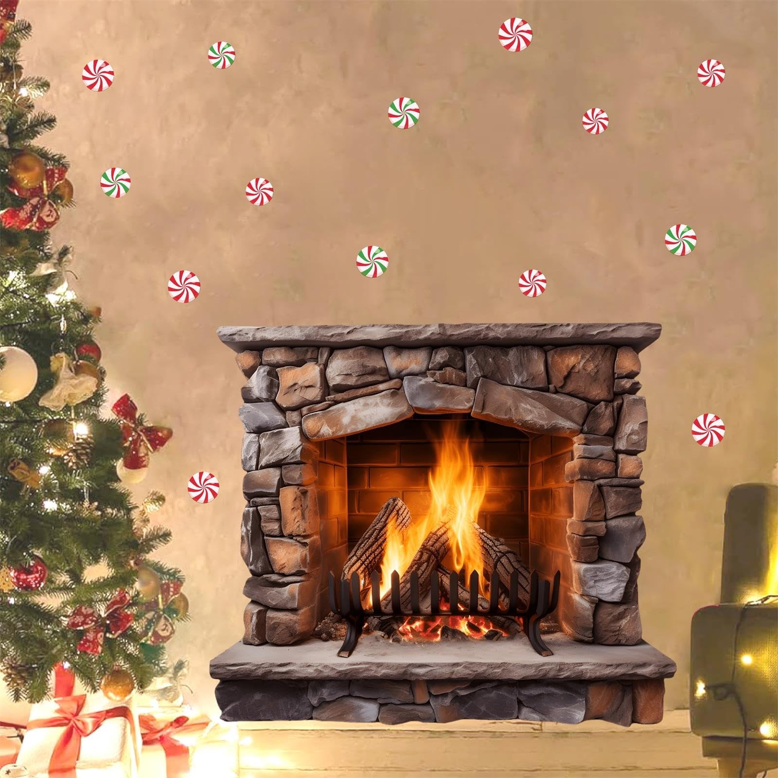 Large Christmas Wall Decals Christmas Wall Decoration Vinyl Sticker Peel and …