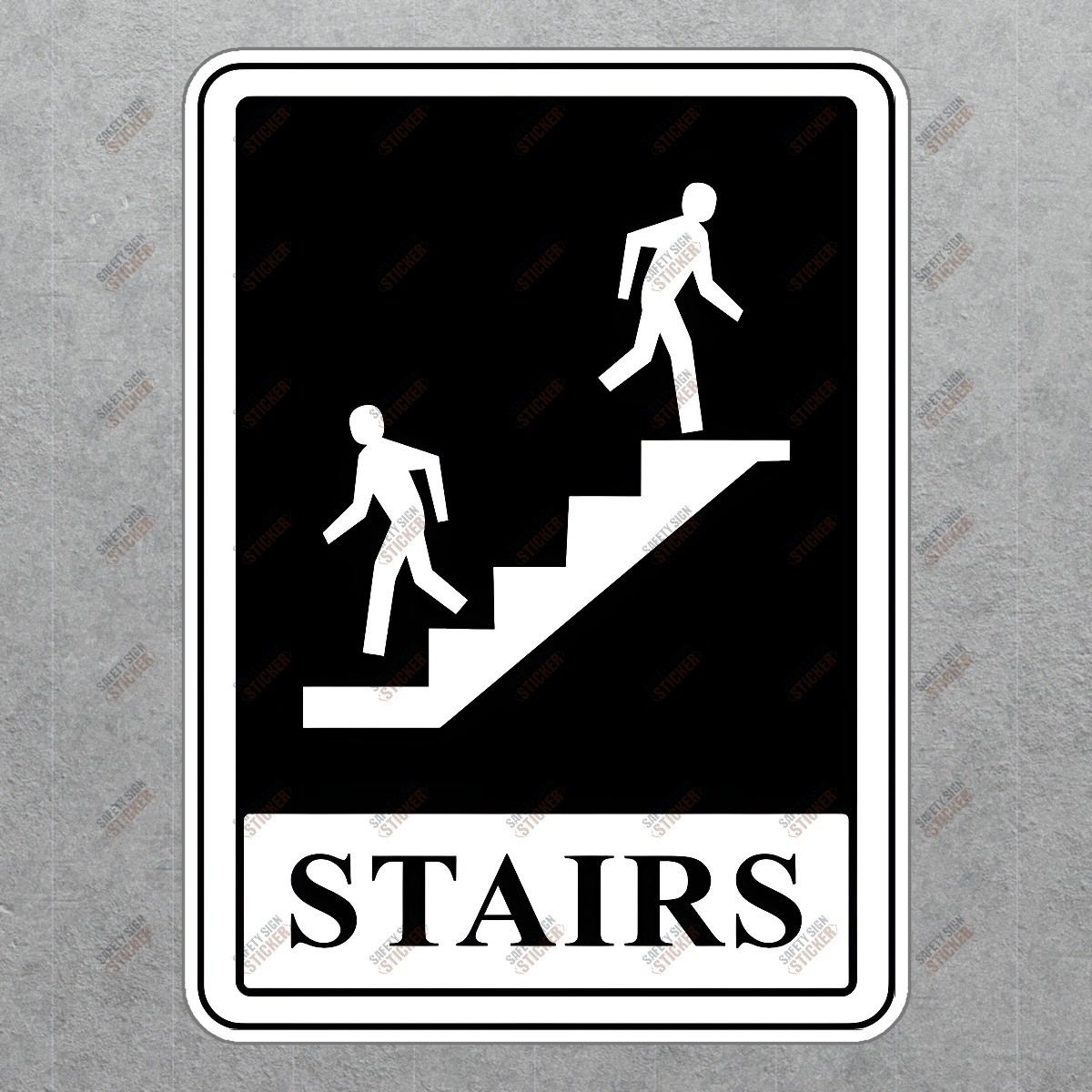 Essential Safety Sign STAIRS Warning Sticker for Workplace & Home Use #288108