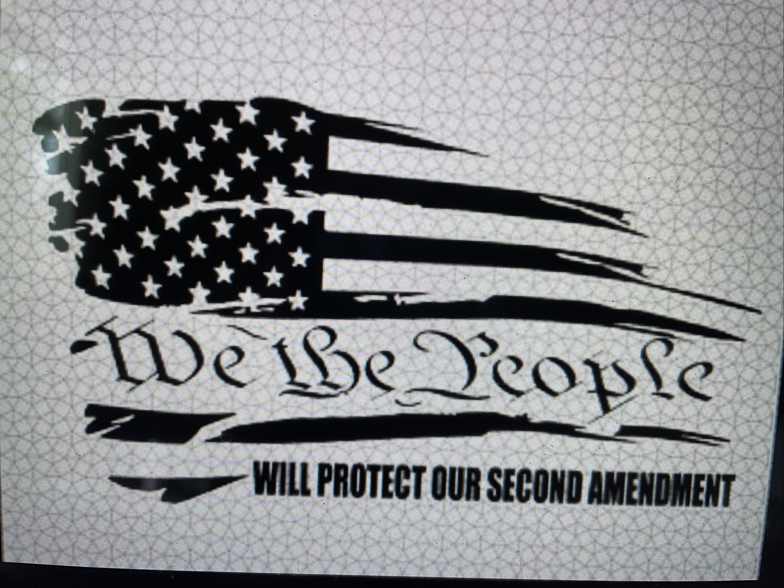 WE THE PEOPLE custom decals, all start at 3"x3"