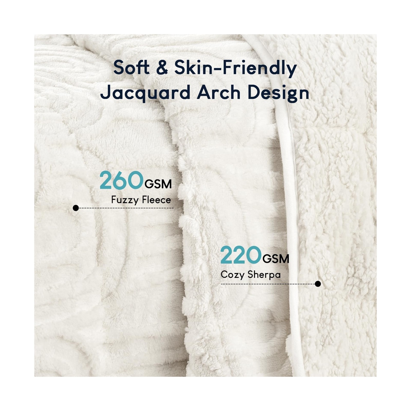 Cottonblue Weighted Blanket for Adults Queen Size 15 lbs, Soft … USA FAST SHIP