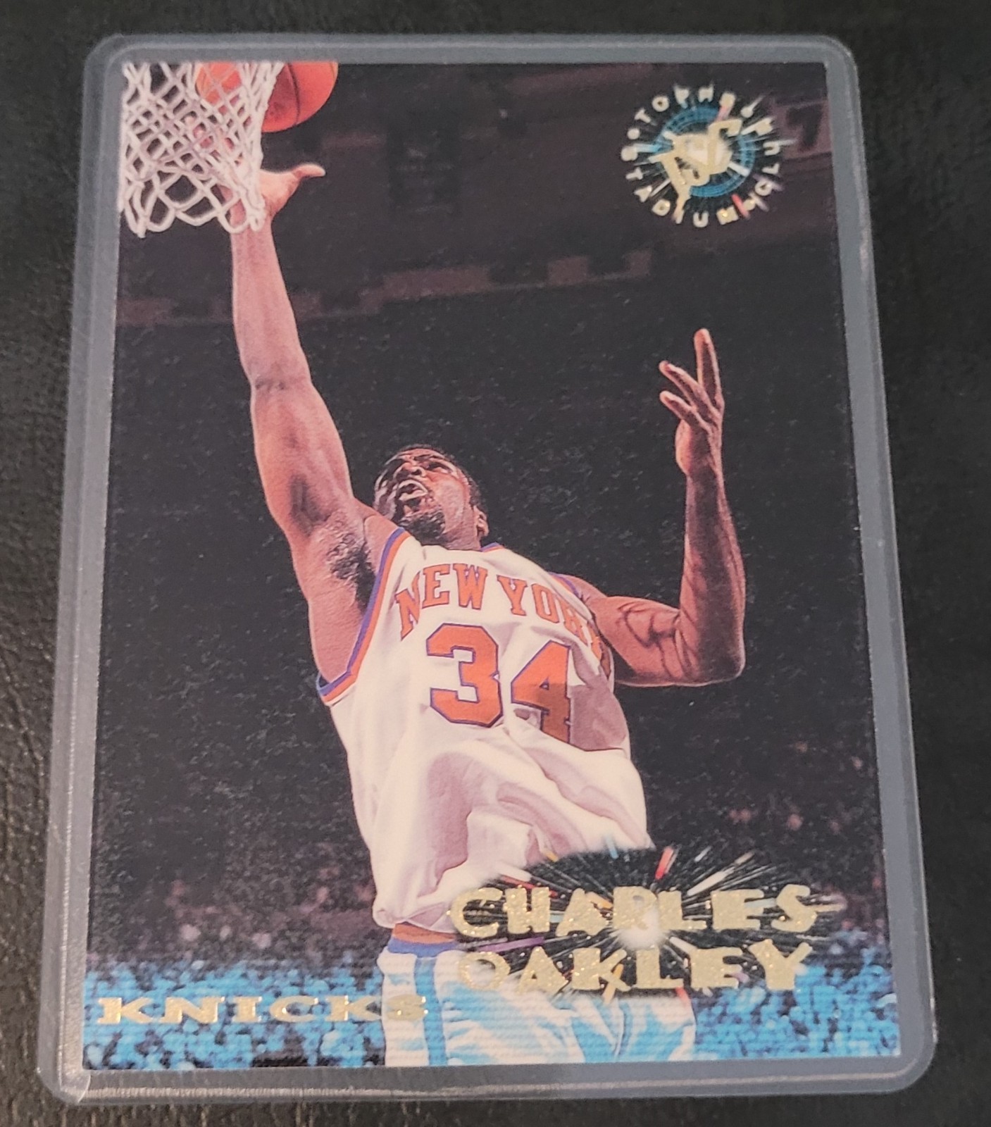 Charles Oakley Knicks Basketball Card HOF Fridge/Locker/Cabinet Laminated Magnet