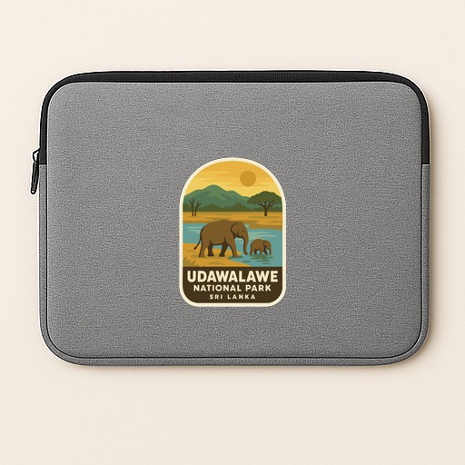 Udawalawe Sri Lanka Iron On Heat Transfer Vinyl HTV Die-Cut World National Parks