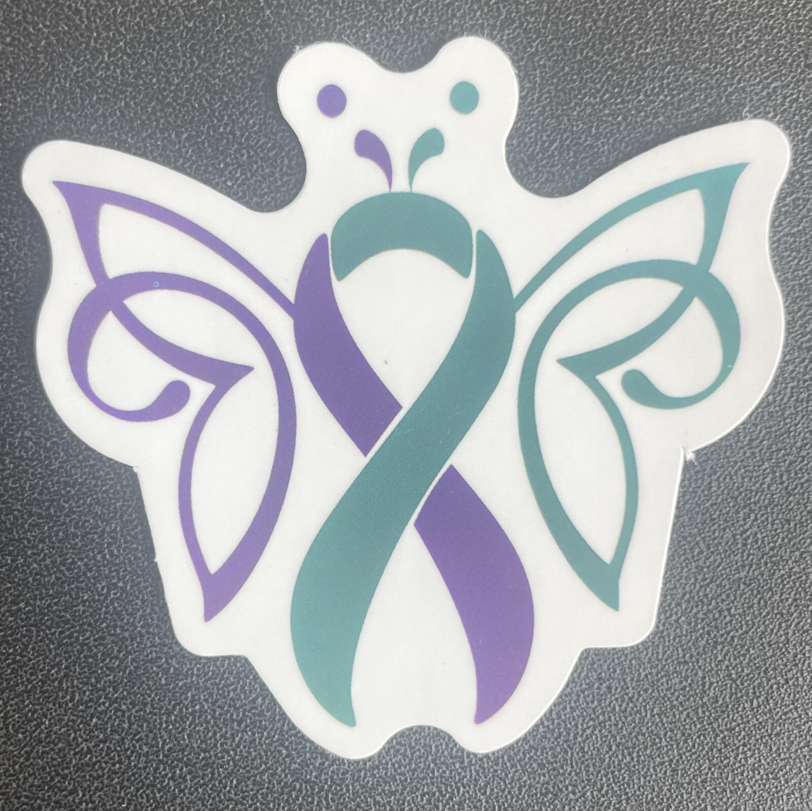 12 Suicide Prevention Awareness Stickers Purple Teal As Shown