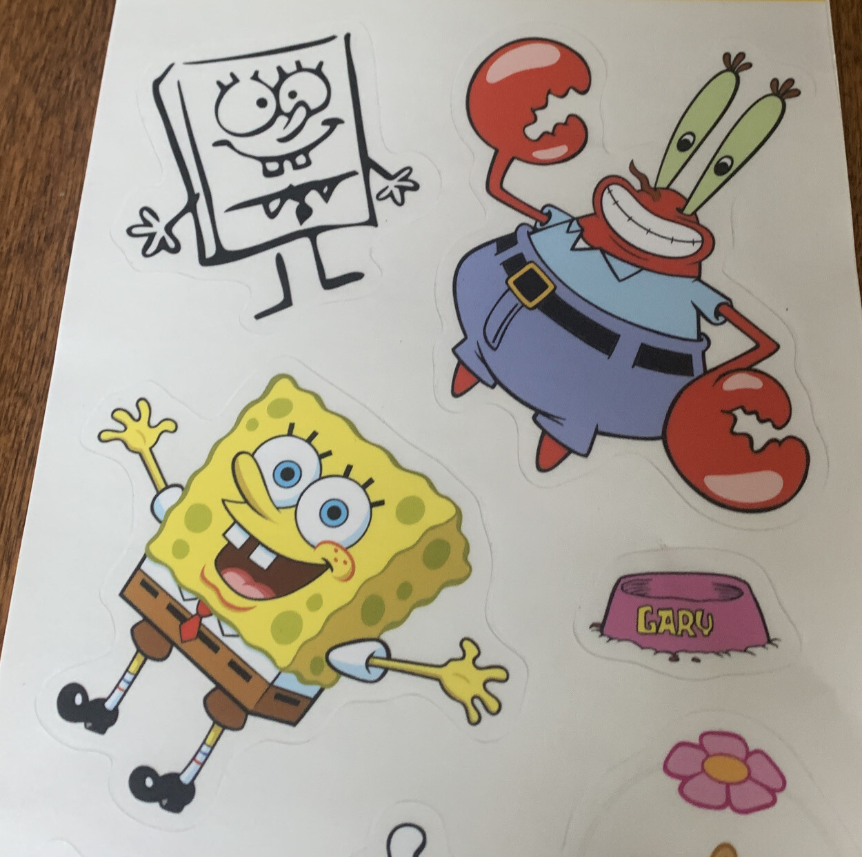 SpongeBob Squarepants Peel And Stick Wall Decals! Reusable & Residue Free!
