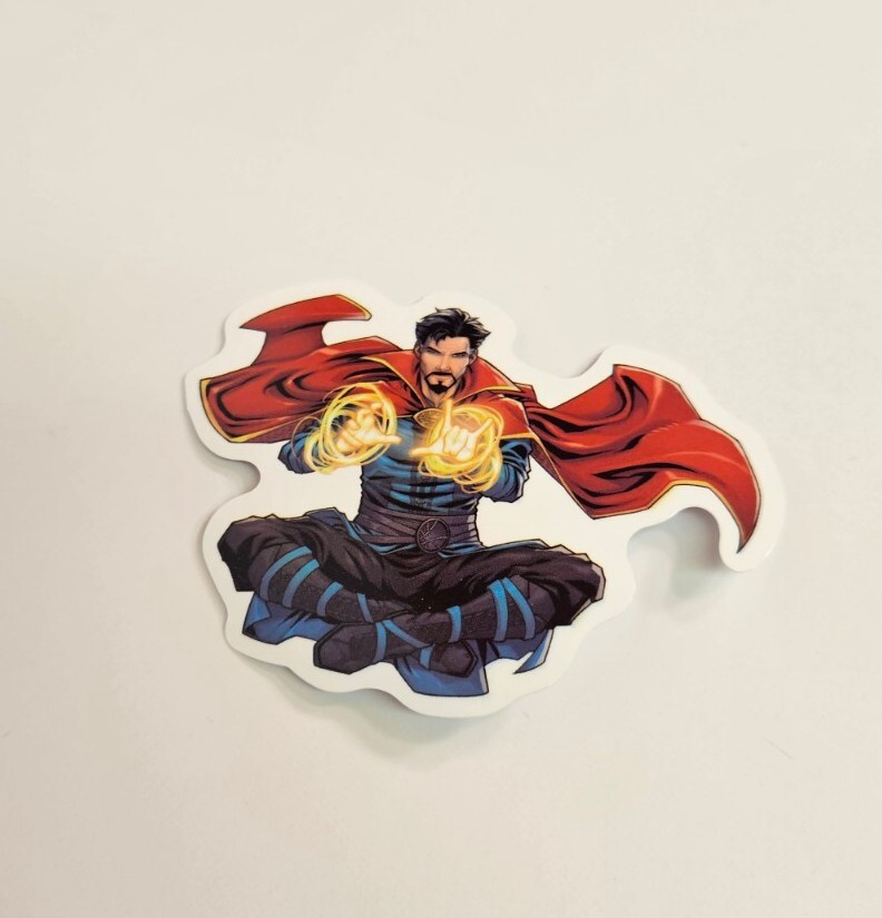 Dr. Strange Laptop Sticker / Marvel Movie Character Skateboard Decal