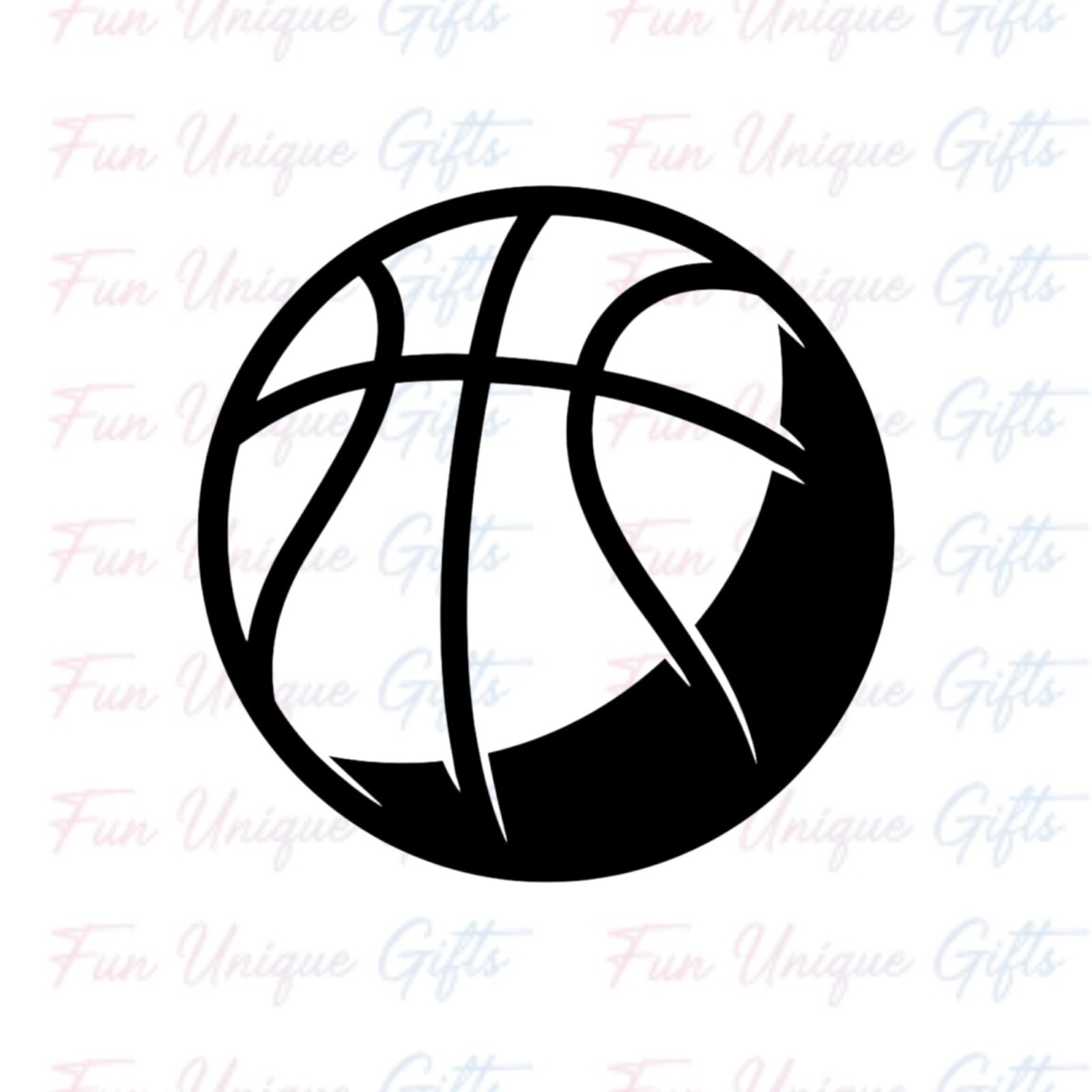 Basketball Sports Hoops Vinyl Decal Choose Size/Color Car Sticker FREE SHIP