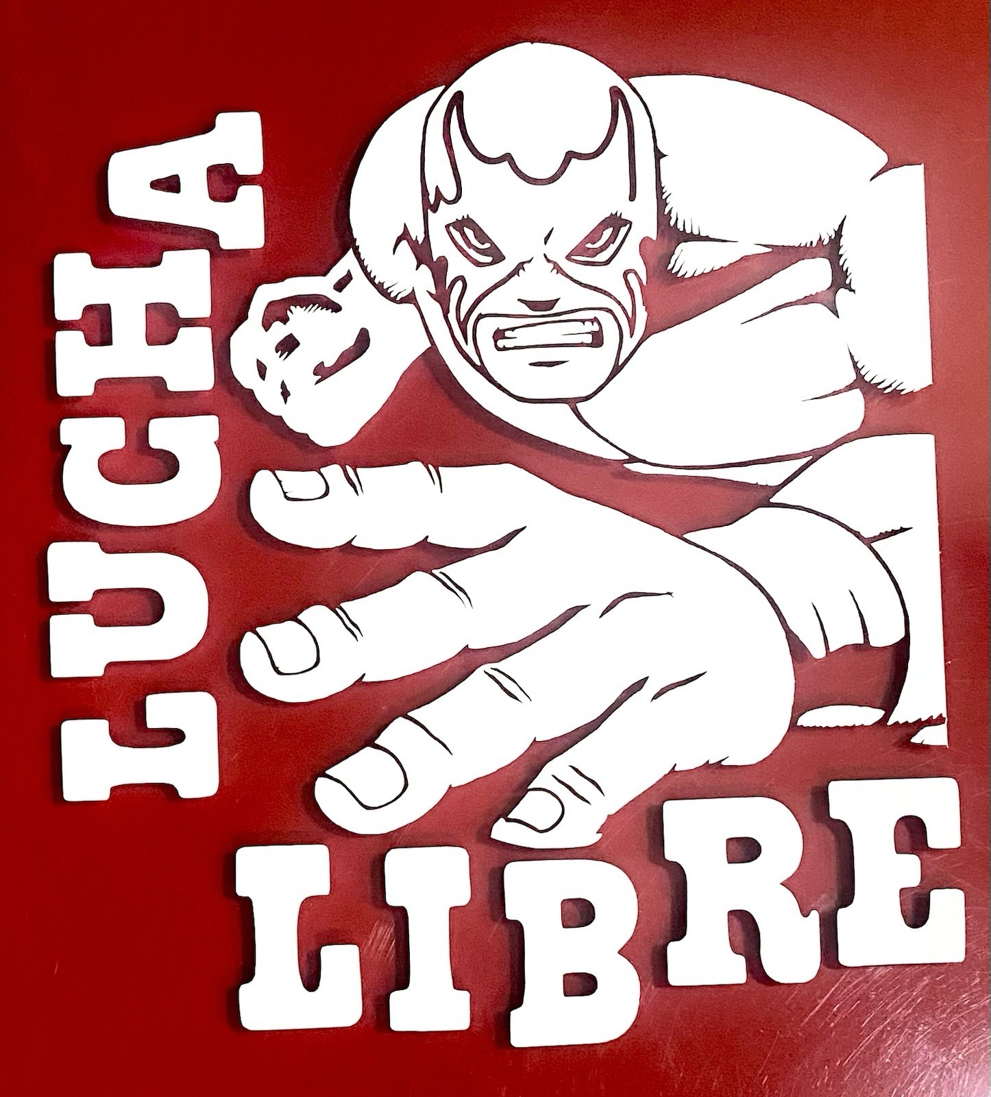 LUCHA LIBRE, wrestling Sticker, Decal Vinyl for Laptop , Desk, Window, Helmet