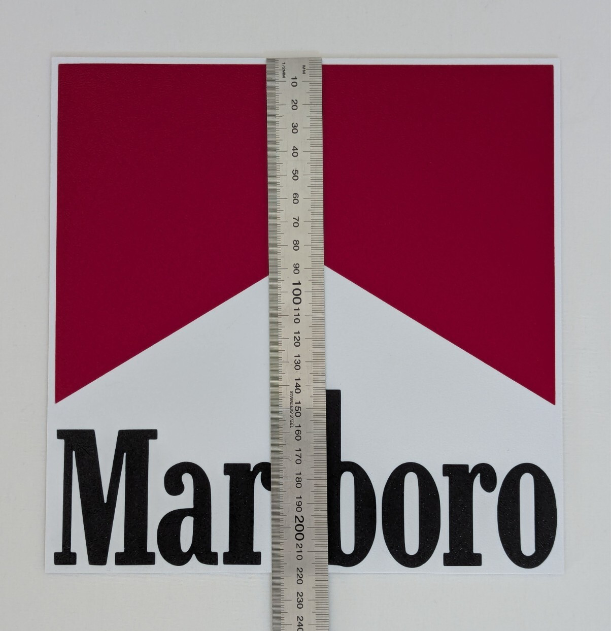 Marlboro Logo Wall Sign Smokes Cigarettes Tobacco Western F1 Racing 3d Print