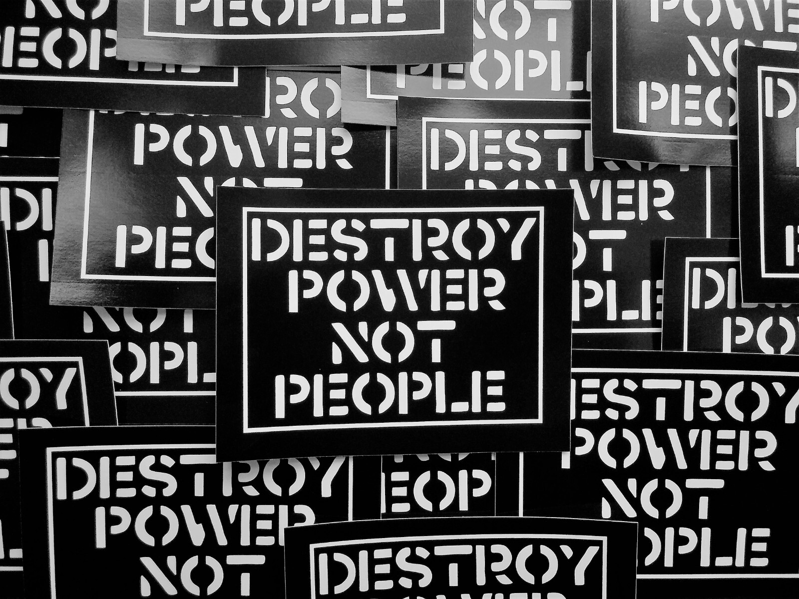 4×3" Crass Anarchy Sticker Anti government Discharge Subhumans Leftover Crack
