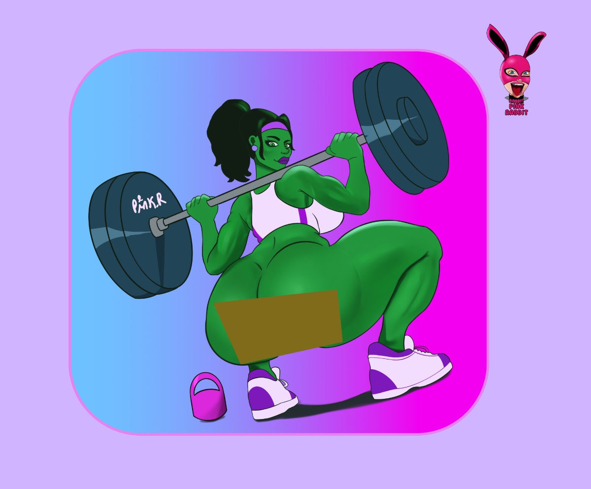 hentai stickers, She-hulk Marvel Sexy Characters