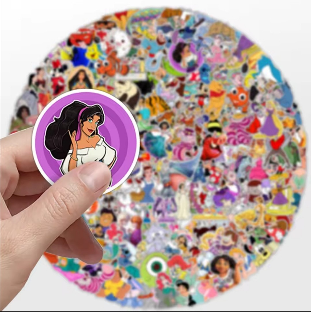 20 PCS Disney Unofficial Movies Shows Characters Cartoon Mix Stickers BRAND NEW