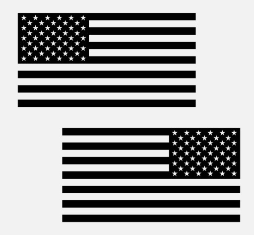 US American Flag Vinyl Decal Cars Trucks Windows Laptops Boards Glass Cups