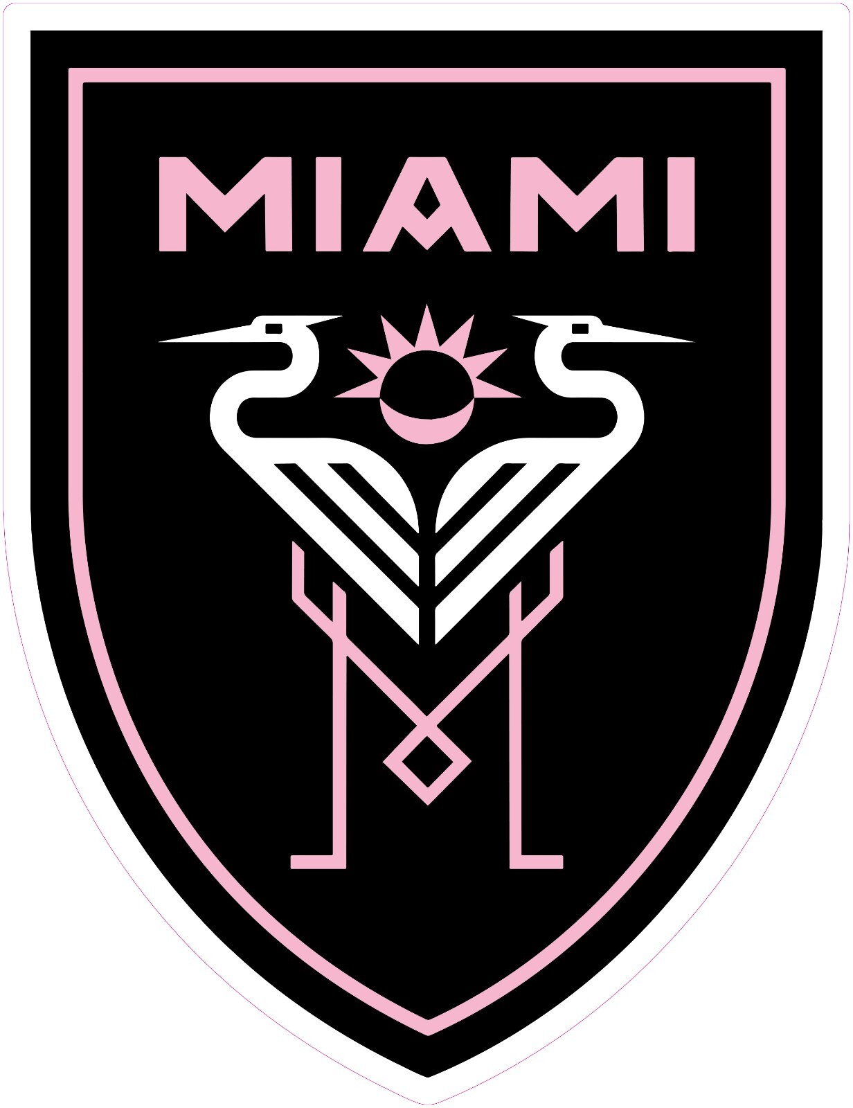 Inter Miami Soccer Vinyl Decal Sticker Car Truck Bumper Laptop Mug Tumbler