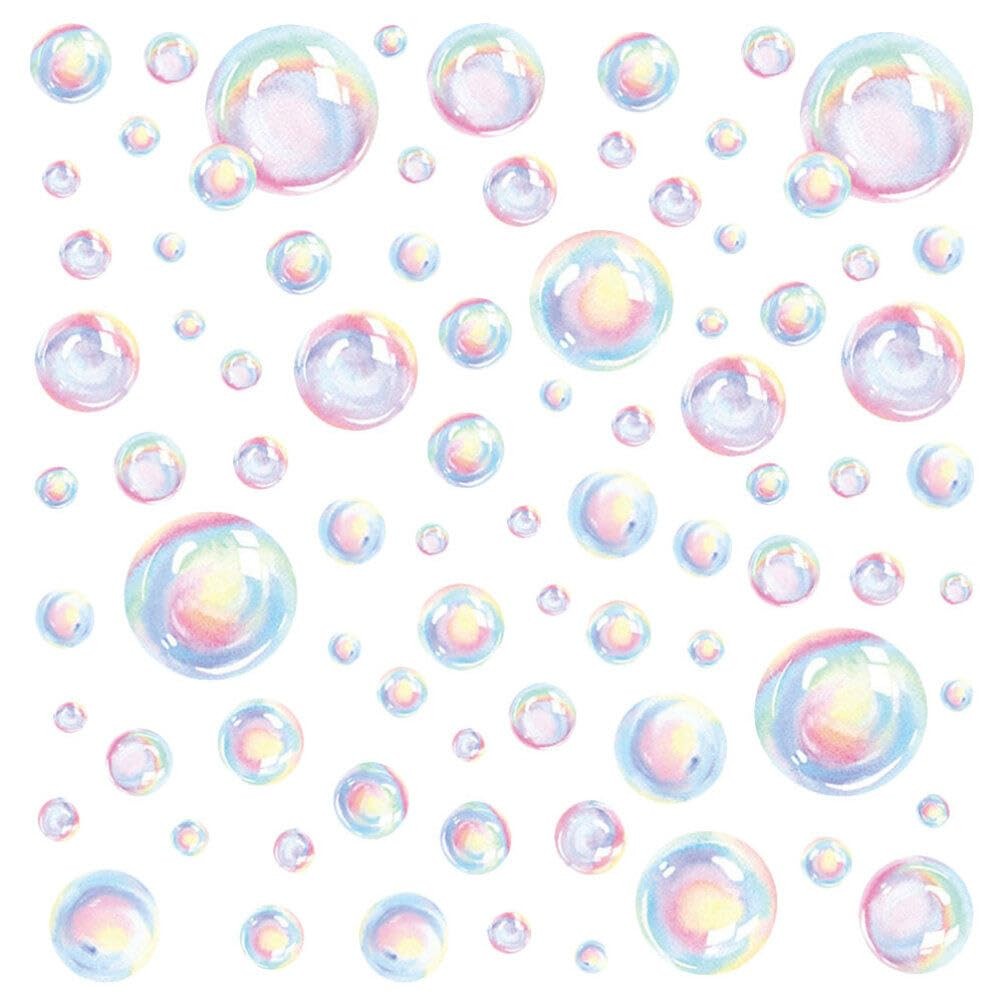 Bubble Wall Decal Stickers, Under The Sea Birthday Party Decor Colour Bubble …
