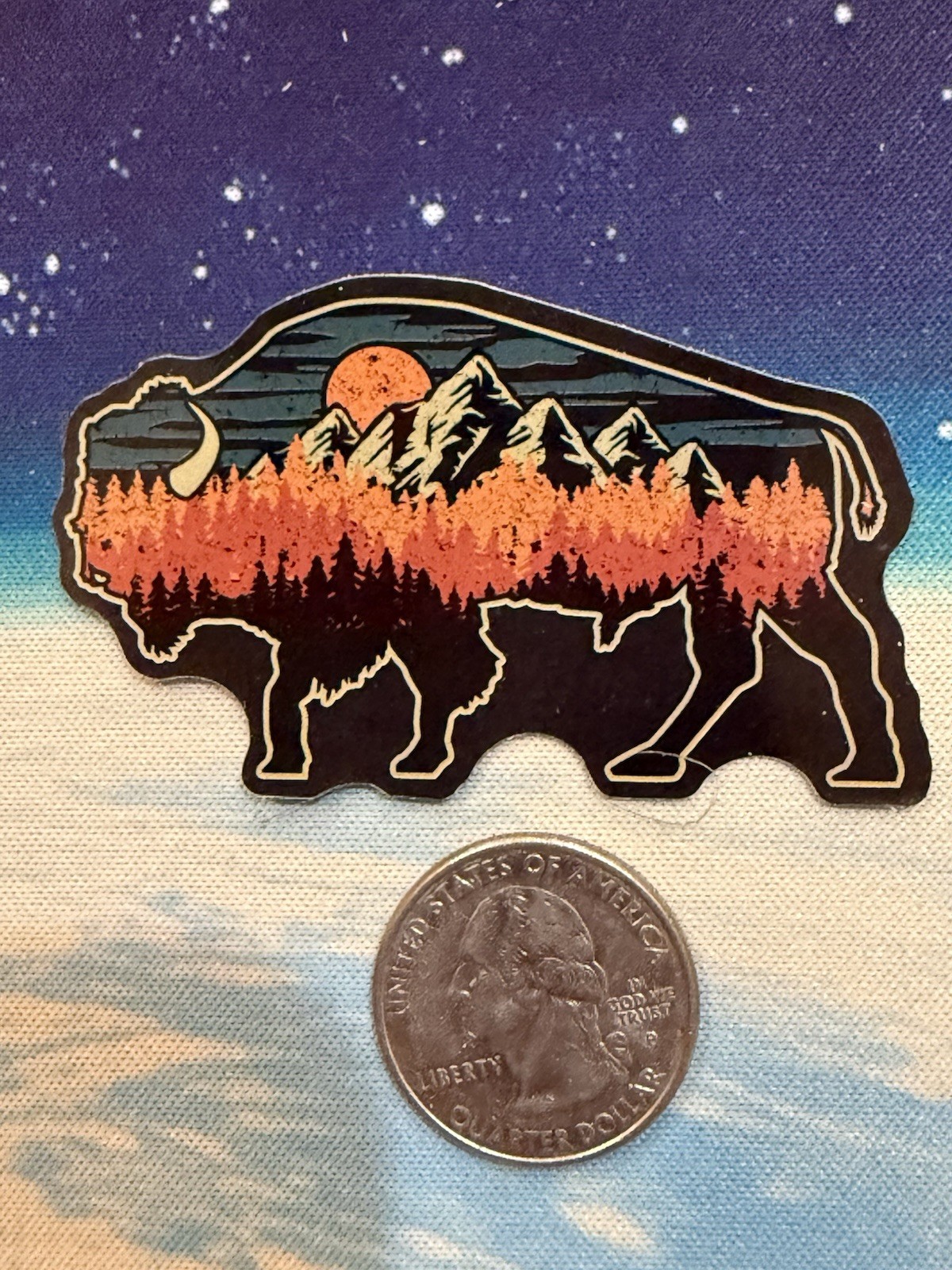 Outdoors Hiking Camping Adventure Nature Mountain Forest Trail Sticker Decal