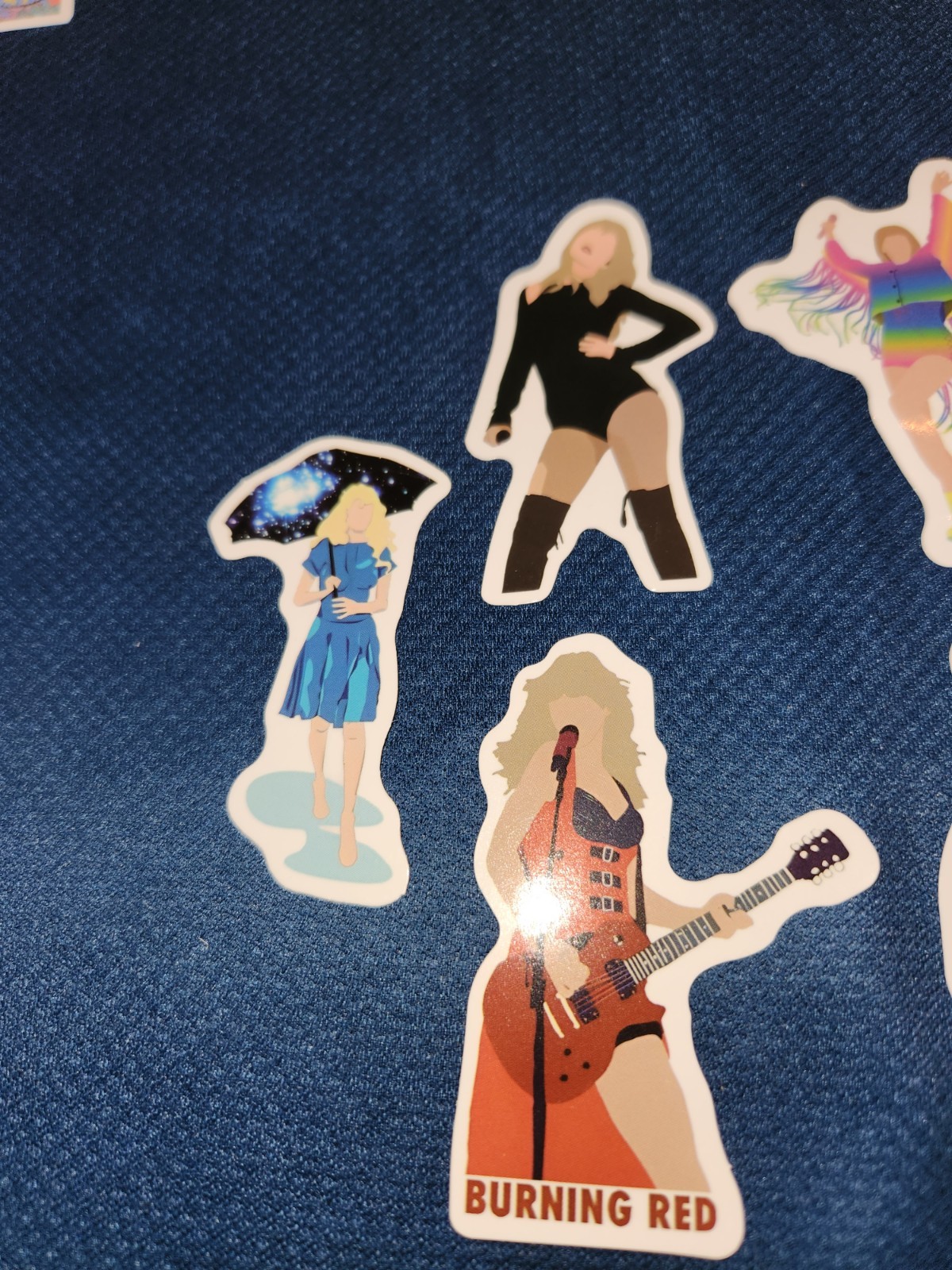 8 Taylor Swift No Face Silo Stickers, Swiftie, Laptop Stickers, Swiftie Decals