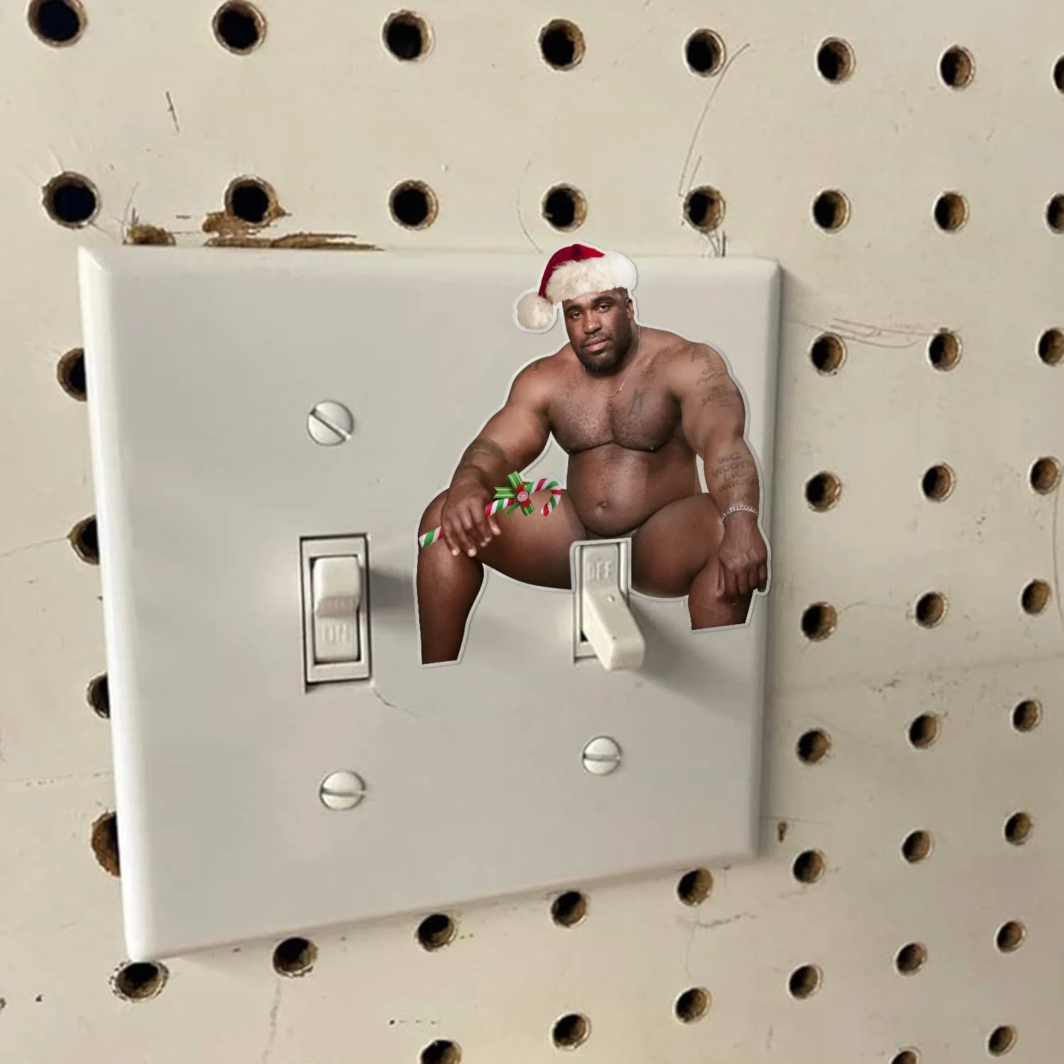 Funny Barry Wood Light Switch Decal Sticker 10 Pack for Wall Mural Prank