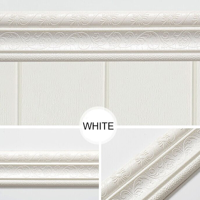 15FT Waterproof 3D Wall Border Wall Paper Decor Sticker Self-adhesive Kitchen