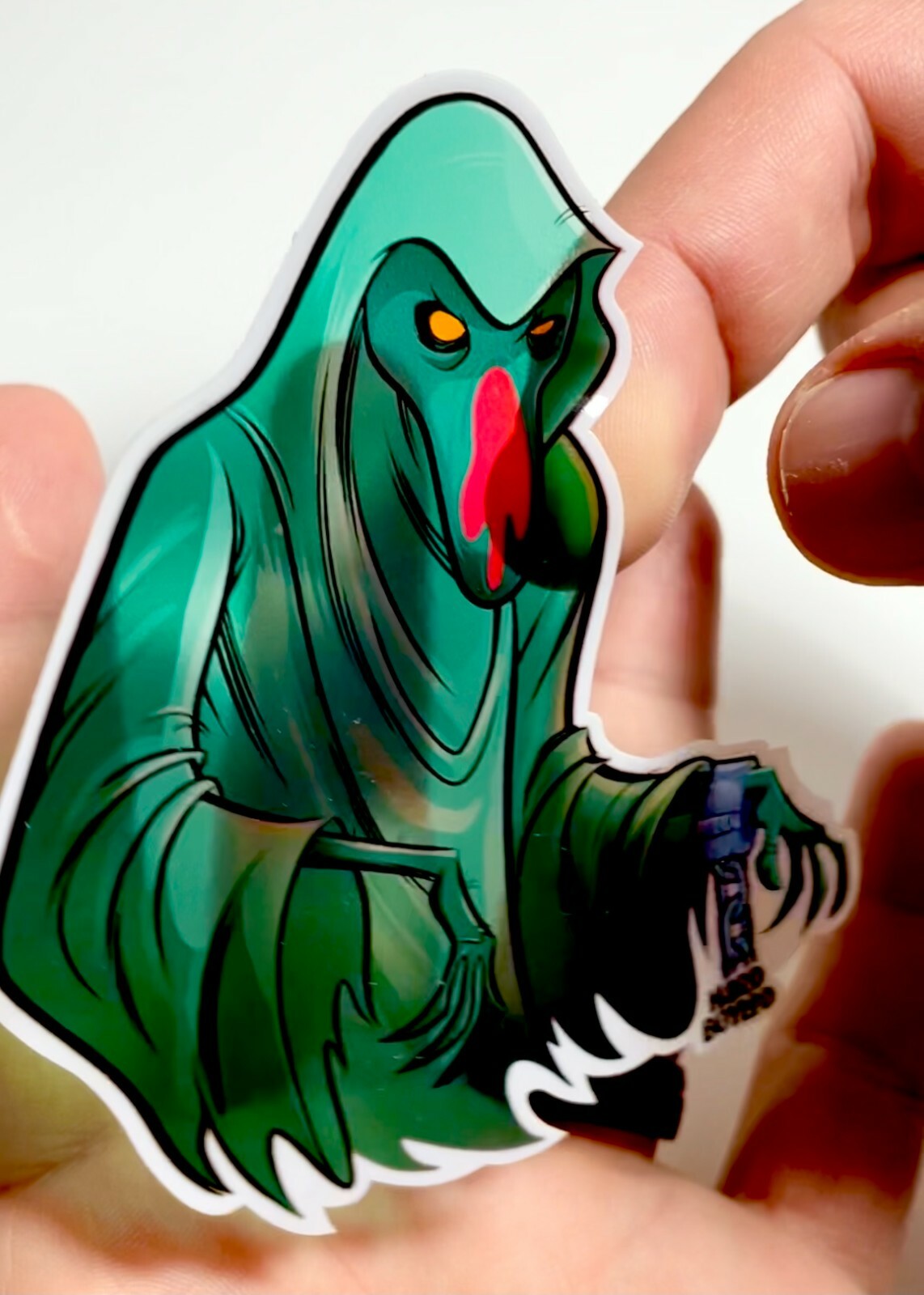 SCOOBY-DOO: PHANTOM SHADOW *TRANSPARENT* VINYL STICKER