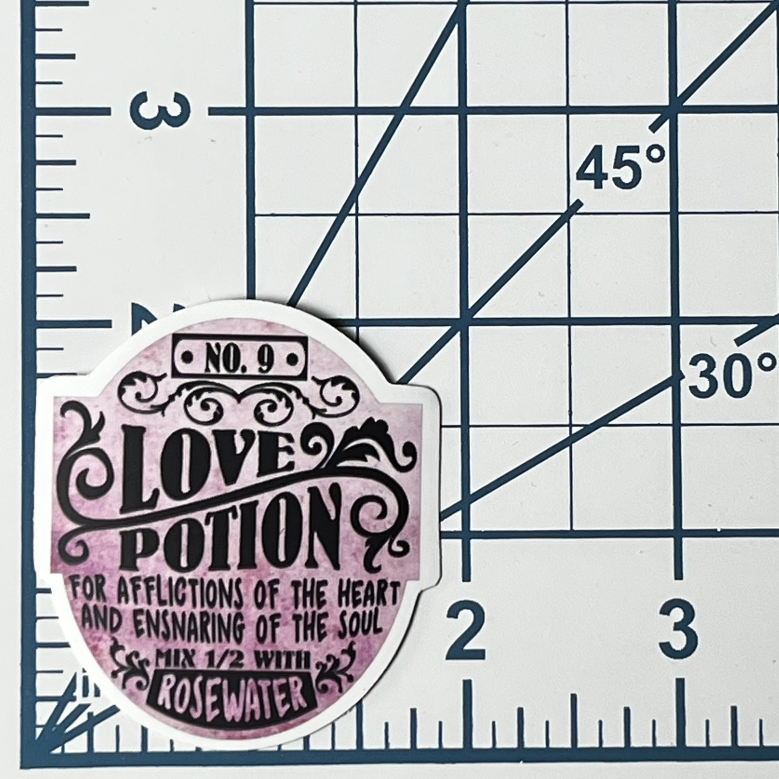 Vintage Love Potion No. 9 Sticker Valentine Gift Fantasy Aesthetic Vinyl Decal