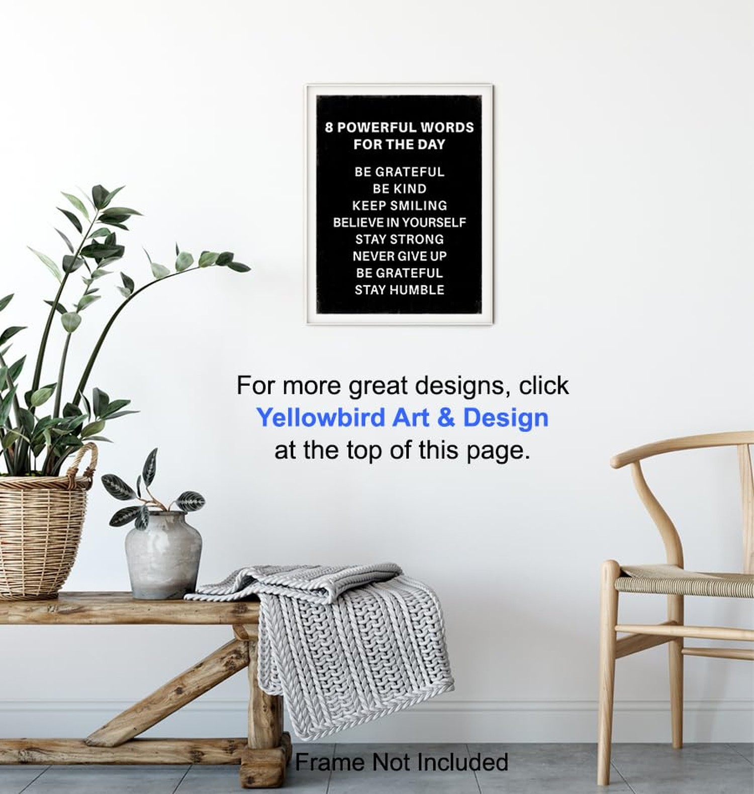 positive Quotes Wall Picture – Office Decorations – Home Office Inspiring Quo…