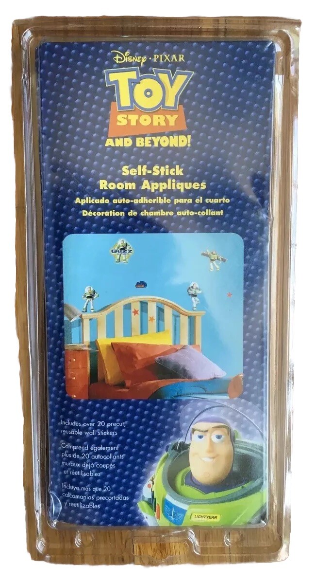 Disney Pixar Toy Story And Beyond Buzz Lightyear 20 Self Stick Appliqués NIP