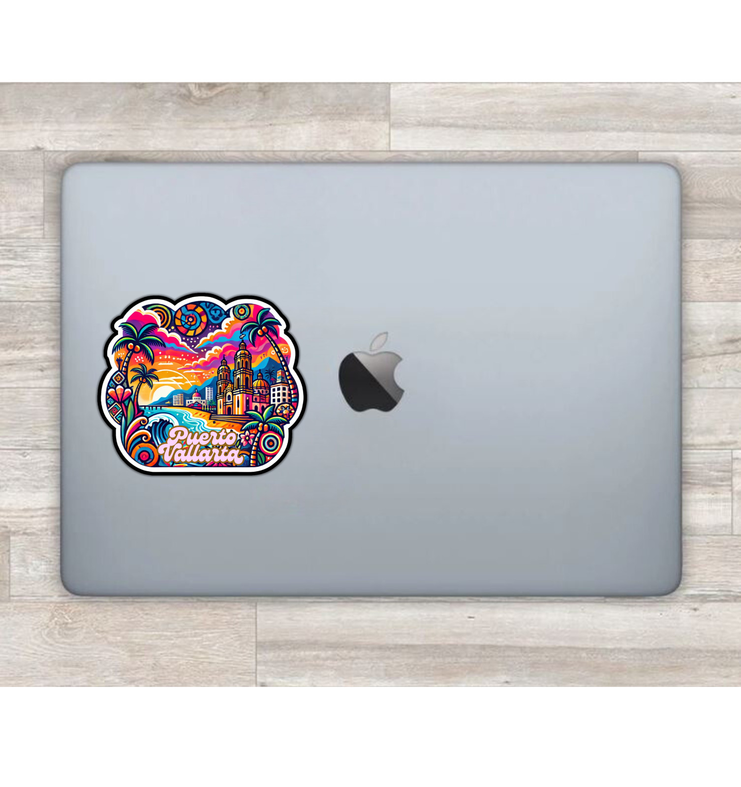 Puerto Vallarta Mexico Fridge Magnet or Laptop Sticker