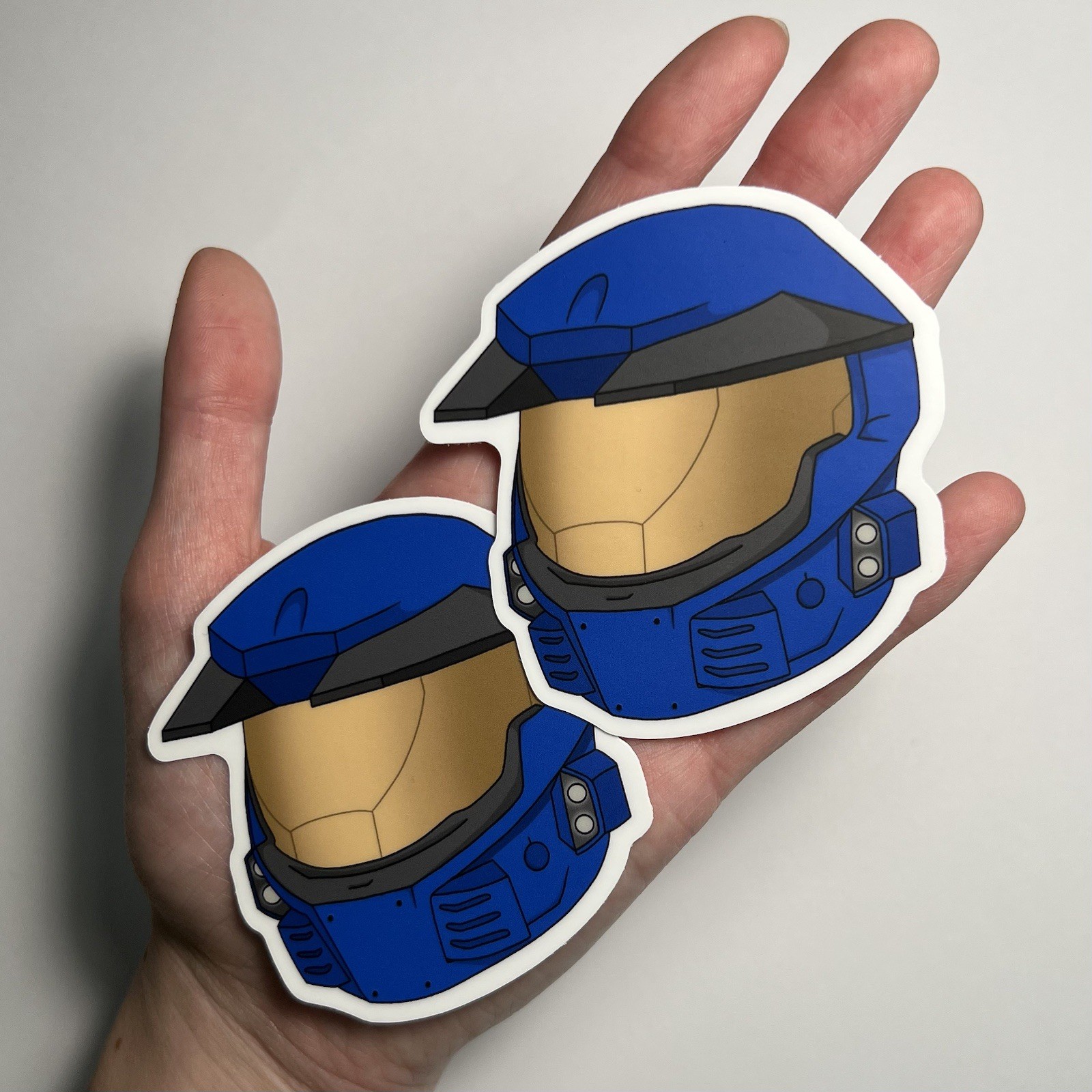 Red vs Blue Caboose Helmet Sticker – Halo