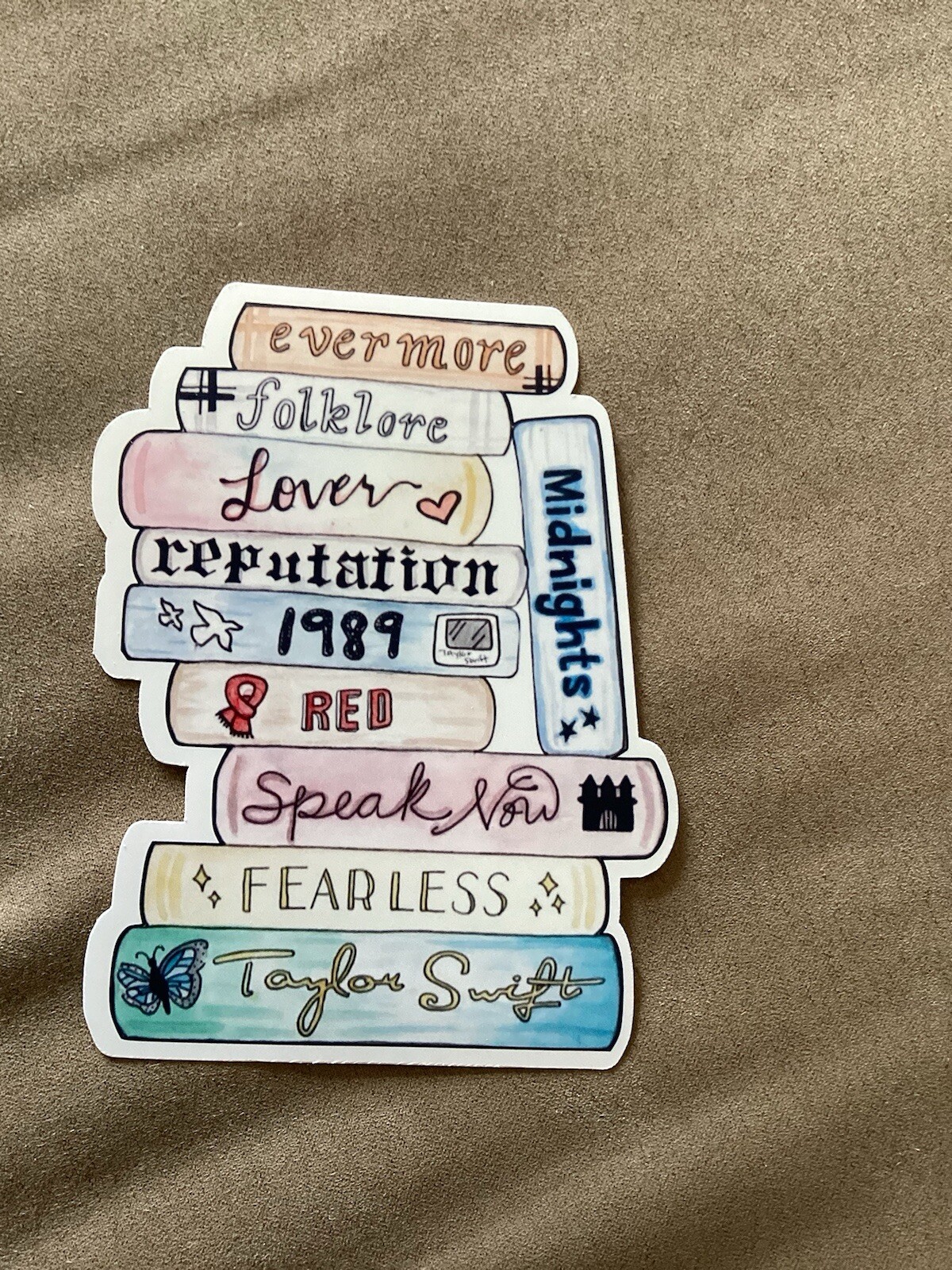 Taylor Swift Large Sticker 4"