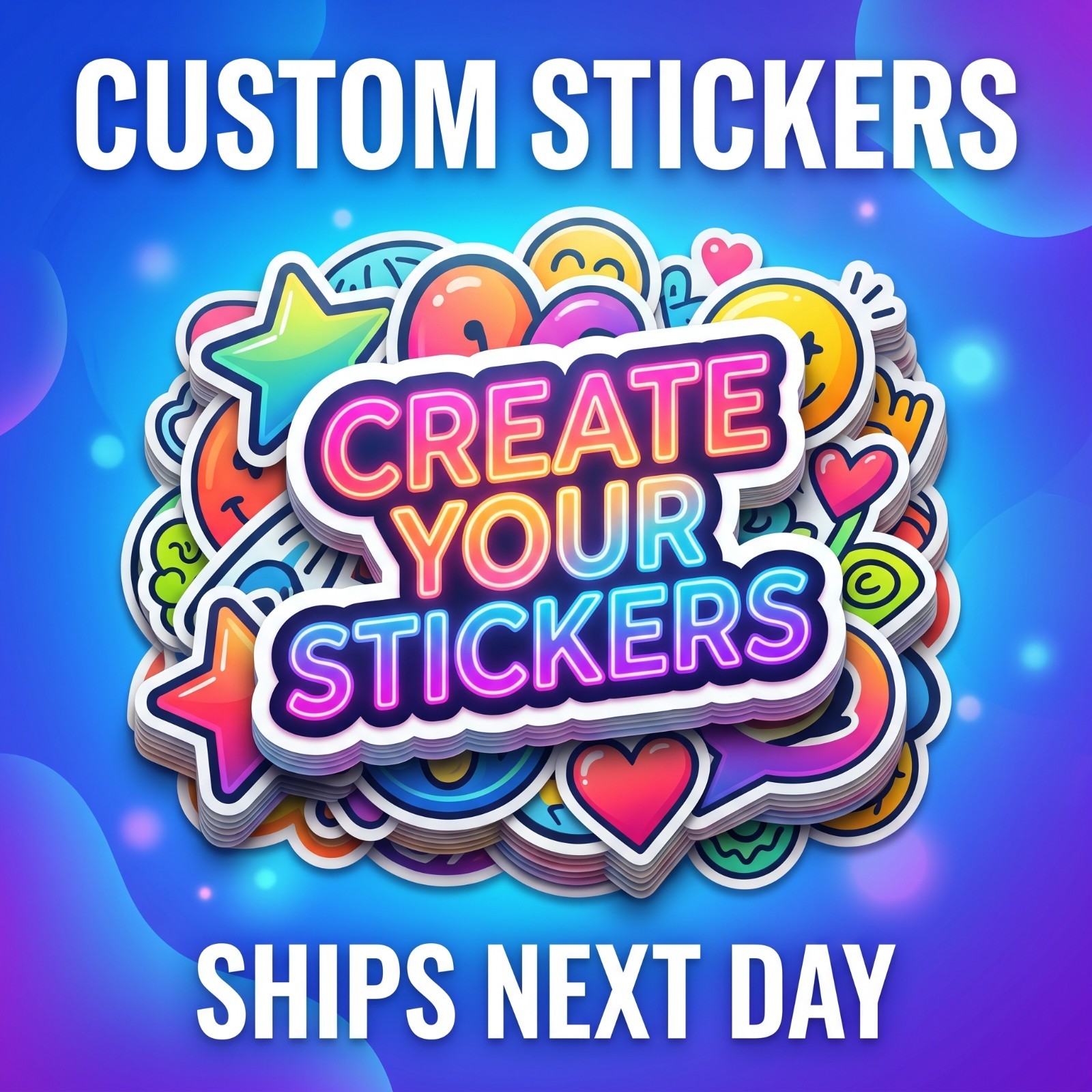 Custom Vinyl Stickers Die Cut Logo Waterproof Gloss Labels Decals Full Color