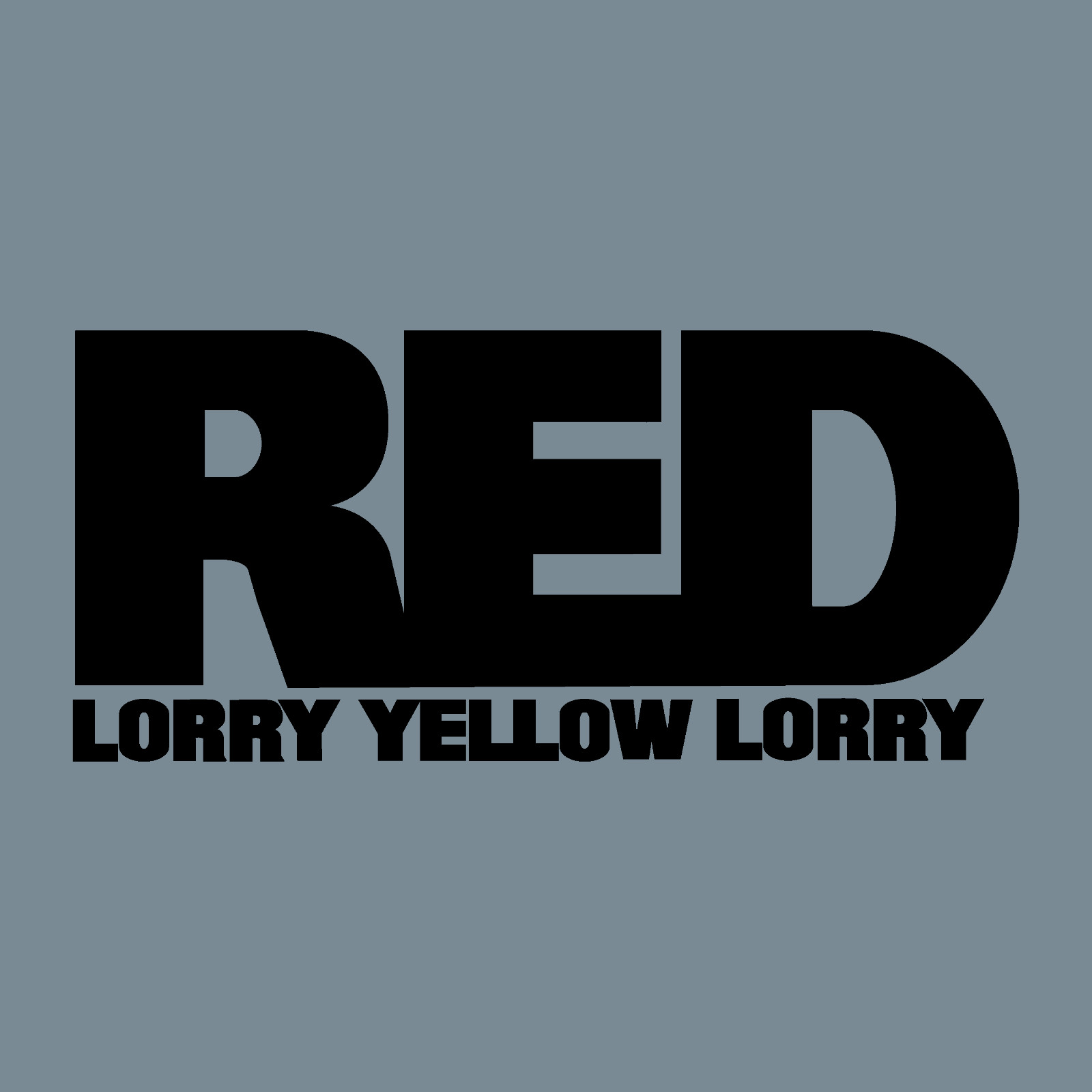 Vinyl Sticker – Red Lorry Yellow Lorry Logo